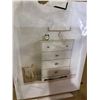 Image 2 : SOUTH SHORE FURNITURE LYARA WHITE WAS 4 DRAWER DOUBLE CHEST