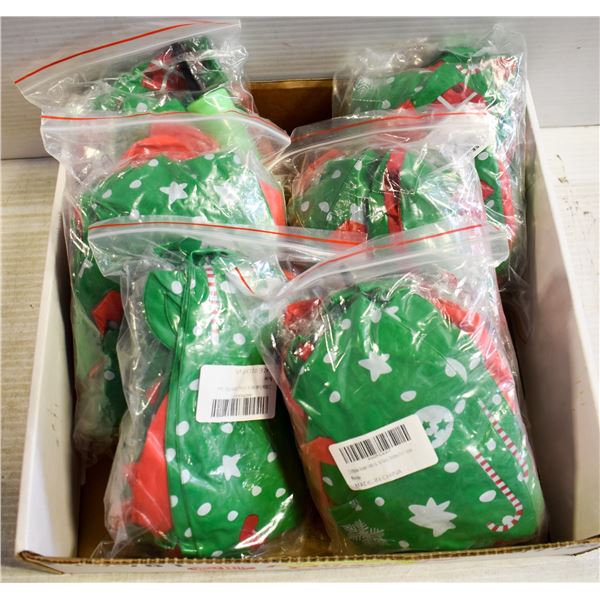 FLAT OF INFLATABLE REINDEER (12 TOTAL)