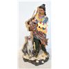 Image 1 : 6 IN X13 IN NATIVE STATUE RESIN