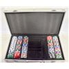 Image 1 : POKER SET IN METAL CASE - NOT COMPLETE