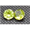 Image 1 : #208-NATURAL GREEN PERIDOT GEMSTONE 7MM/2.10CT