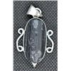 Image 1 : #25- NATURAL BLACK TOURMALINE PENDANT (RAW)