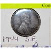 Image 1 : US 1944 LINCOLN PENNY SAN FRANCISCO MARK