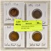 Image 1 : USA INDIAN HEAD CENTS 1890,1900,1902,1906