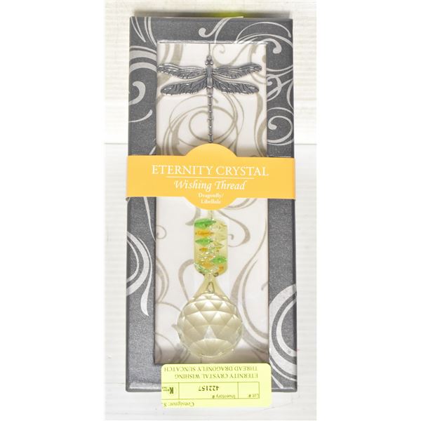 ETERNITY CRYSTAL WISHING THREAD DRAGONFLY SUNCATCH