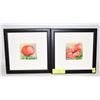 Image 1 : PAIR OF FRAMED ORIGINAL WATERCOLORS BY LARISA