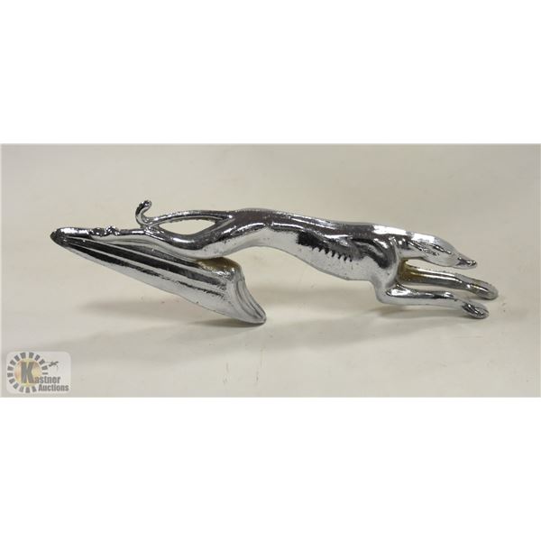 VINTAGE CHROME GREYHOUND HOOD ORNAMENT