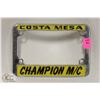 Image 1 : CHROME COSTA MESA MINI PLATE HOLDER