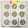 Image 1 : 9 HOCKEY GREATS COINS