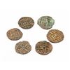 Image 1 : 6 ANCIENT COUNTRY OF BHUTAN 1/2 RUPEE COPPER COINS