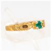 Image 2 : 10K GOLD RING SIZE 2.5 W/ GREEN GEMSTONE