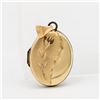 Image 1 : 10K GOLD FLOWER ENGRAVED LOCKET PENDANT
