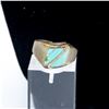 Image 2 : .925 SILVER SEMI-PRECIOUS TURQUOISE STONE