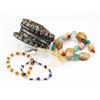 Image 1 : VARIOUS JEWELRY LOT INCLUDING MULTI STRAND BANGLE