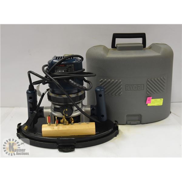 RYOBI 1.5HP ROUTER MODEL R160 COMES W/ 4 BITS
