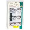 Image 1 : FOSTER GRANT LDS READING GLASSES 3 PACK +1.75