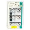 Image 1 : FOSTER GRANT READING GLASSES 3 PACK +1.75