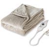 Image 1 : NEW TEFICI PLUSH ELECTRIC HEATED THROW BLANKET