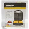 Image 1 : NEW KALORIK CLASSIC WAFFLE MAKER, 4 SQUARE