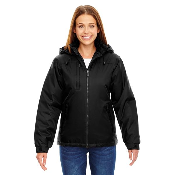 NEW L NORTH END LADIES BLACK INSULATED JACKET