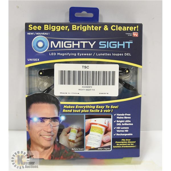 MIGHTY SIGHT LED MAGNIFYING EYEWEAR,AS SEEN ON TV