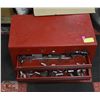 Image 2 : RED PROSTEEL 3 DRAWER TOOL BOX WITH TOOLS