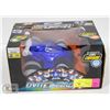 NEW HOVERQUAD STUNT RADIO CONTROL CAR, BLUE