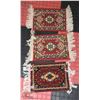 Image 1 : LOT OF 3 PERSIAN PRAYER RUGS - 10" X 14"