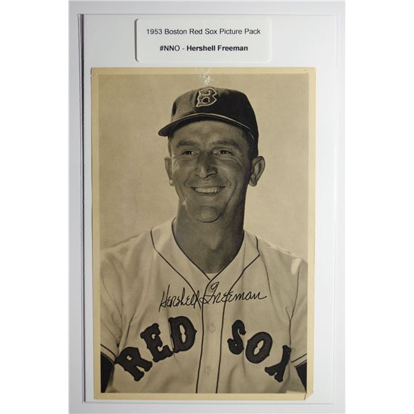 1953 Boston Red Socks Picture Pack - Hershell Freeman