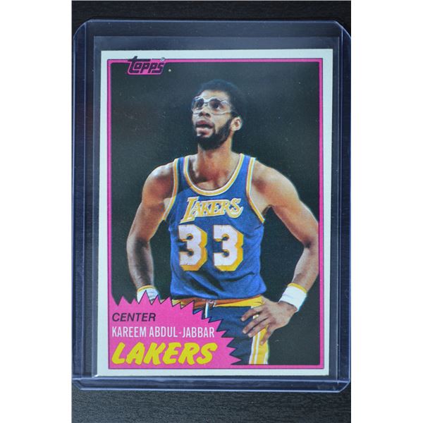 1981-82 Topps #20 Kareem Abdul-Jabbar