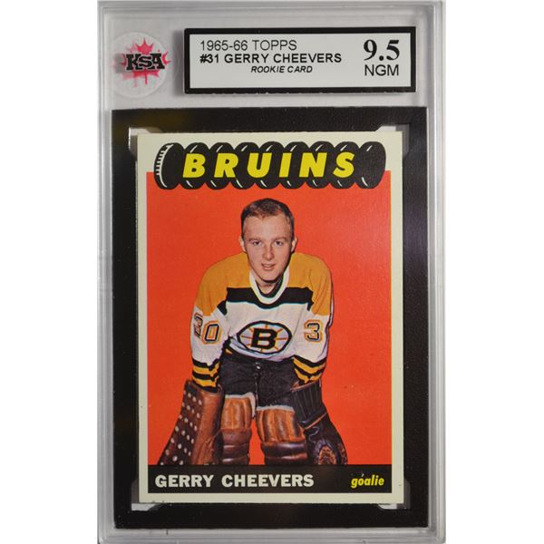 1965-66 Topps #31 Gerry Cheevers RC