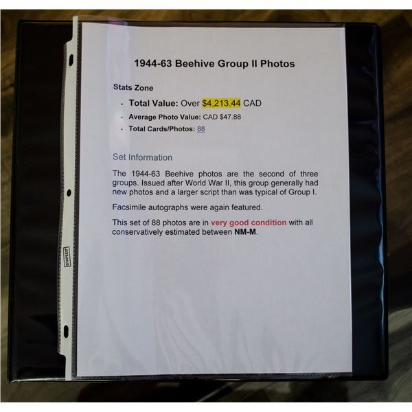 1944-63 Beehive Group II Photos (B2)