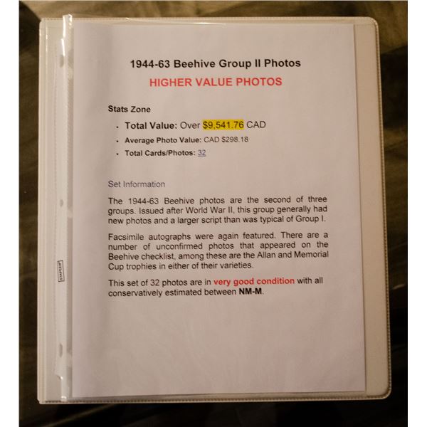 1944-63 Beehive Group II Photos (HV)