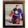 Image 1 : Autographed Photo (Framed) - Johnny Bower
