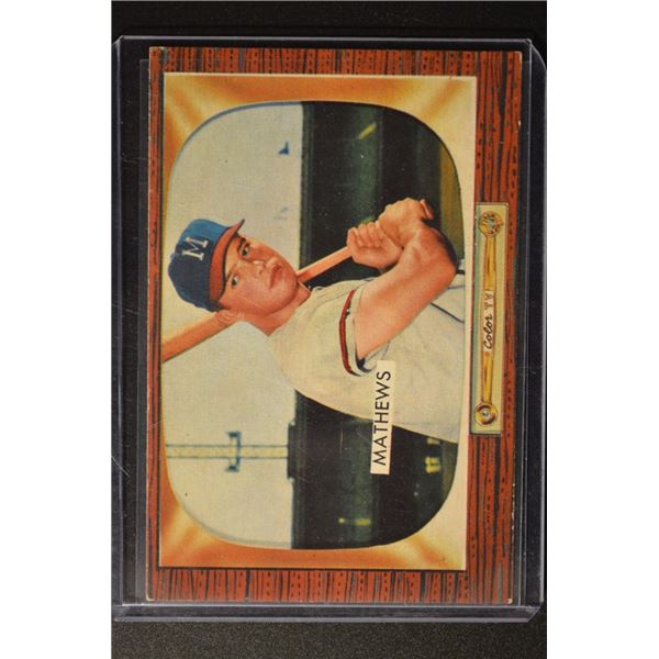 1955 Bowman #103 Eddie Mathews