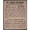 Image 2 : 1949 Leaf #79 Jackie Robinson RC