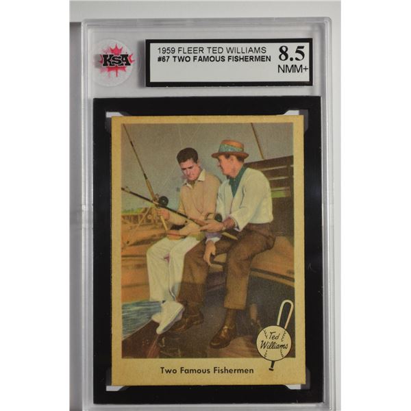 1959 Fleer Ted Williams #67 Fam.Fishermen w/Snead