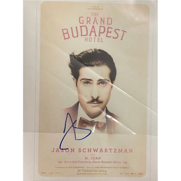 Signed The Grand Budapest Hotel Mini Print Movie Promo