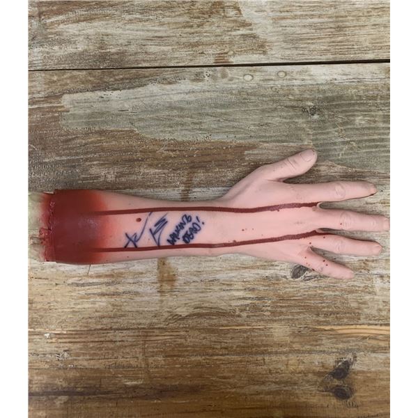 Signed Walking Dead Prop Arm