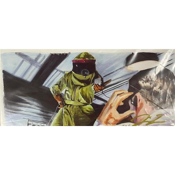 Rare Back To The Future Artwork, Marty McFly Appears As Darth Vader From The Planet Vulcan