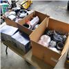 Image 1 : 3 BOXES OF BLENDER AND FOOD PROCESSOR PARTS AND BASE MOTORS