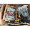 Image 1 : 2 boxes of household screws, broom holders, strapping