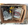 Image 2 : 2 boxes of household screws, broom holders, strapping