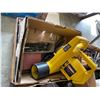 Image 2 : Box of household parts, blower etc. sanding discs
