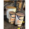 Image 1 : HOME - EXE Motor Oil - 2 tins and 1 tin of Ethylene Glycol  (very collectible)