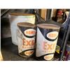 Image 2 : HOME - EXE Motor Oil - 2 tins and 1 tin of Ethylene Glycol  (very collectible)