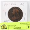 Image 1 : 1900 QUEEN VICTORIA UK PENNY IN NICE CONDITION