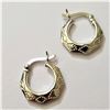 Image 2 : SILVER HOOP EARRINGS