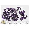 Image 1 : 17)  LOT OF 255 CT OF NATURAL POLISHED AMETHYST