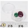 Image 1 : 3)  LOT OF 2 NATURAL GEMSTONES, 5.4 CT OVAL